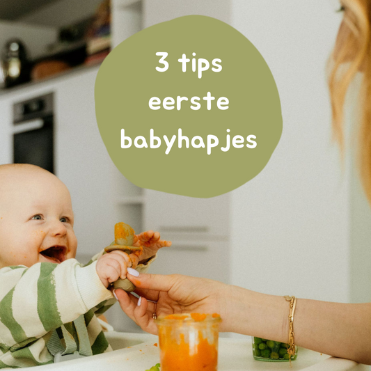 Gratis: 3 x tips eerste babyhapjes